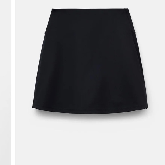 girlfriend collective Pants - Girlfriend Collective Black Sport Skort